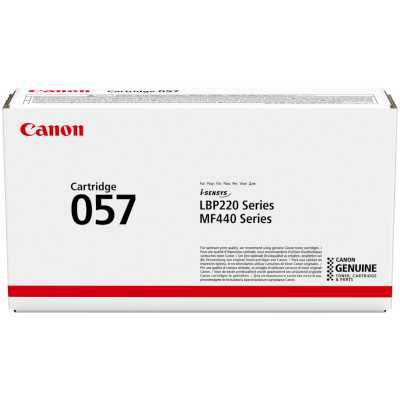 Картридж Canon 3009C002 057 оригинальный чёрный для принтеров Canon i-Sensys imageCLASS LBP220 Series | Canon i-Sensys imageCLASS MF440 Series