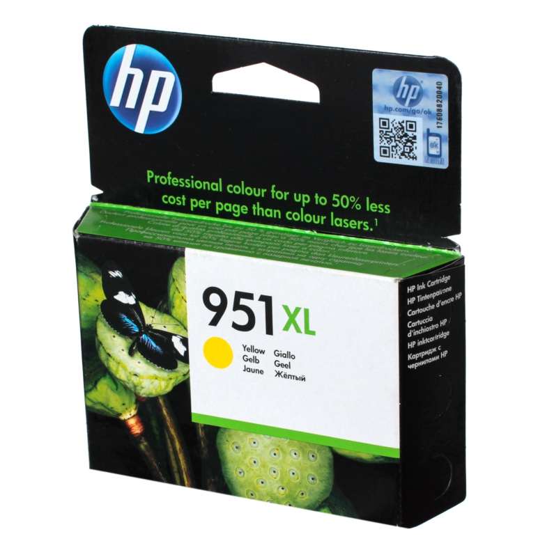 Картридж HP CN048AE 951XL оригинальный жёлтый для принтеров HP OfficeJet Pro 8615 | HP OfficeJet Pro 8600 E-AIO | HP OfficeJet Pro 251dw | HP OfficeJet Pro 276dw | HP OfficeJet Pro 8620 | HP OfficeJet Pro 8610 | HP OfficeJet Pro 8600 Plus e-AIO | HP Offic