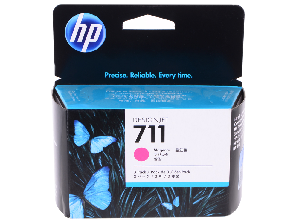 Картридж HP CZ135A №711 оригинальный красный для принтеров HP DesignJet T120 | HP DesignJet T520