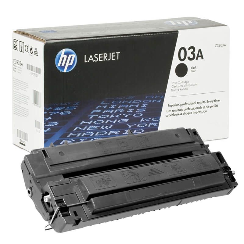 Картридж HP C3903A 03A оригинальный чёрный для принтеров HP LASERJET 5MP | HP LASERJET 5P | HP LASERJET 6MP | HP LASERJET 6P