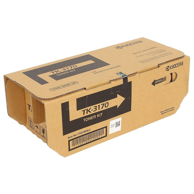 Картридж Kyocera 1T02T80NL1 TK-3170 оригинальный чёрный для принтеров Kyocera ECOSYS P3050dn | Kyocera ECOSYS P3055dn | Kyocera ECOSYS P3060dn