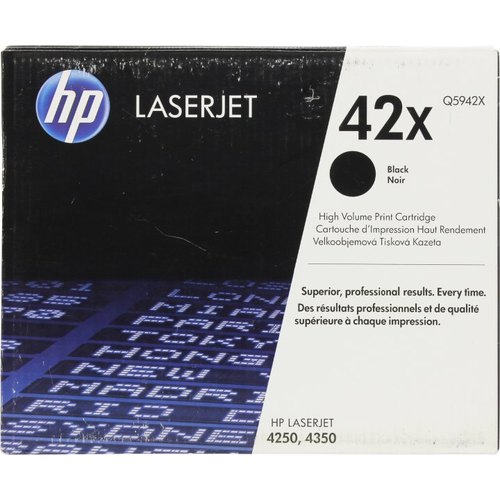 Картридж HP Q5942X 42X оригинальный чёрный для принтеров HP Laserjet 4250 | HP Laserjet 4350