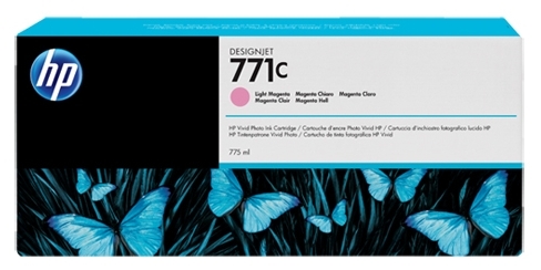 Картридж HP B6Y11A 771C оригинальный красный для принтеров HP DesignJet Z6600 | HP DesignJet Z6800 | HP DesignJet Z6204