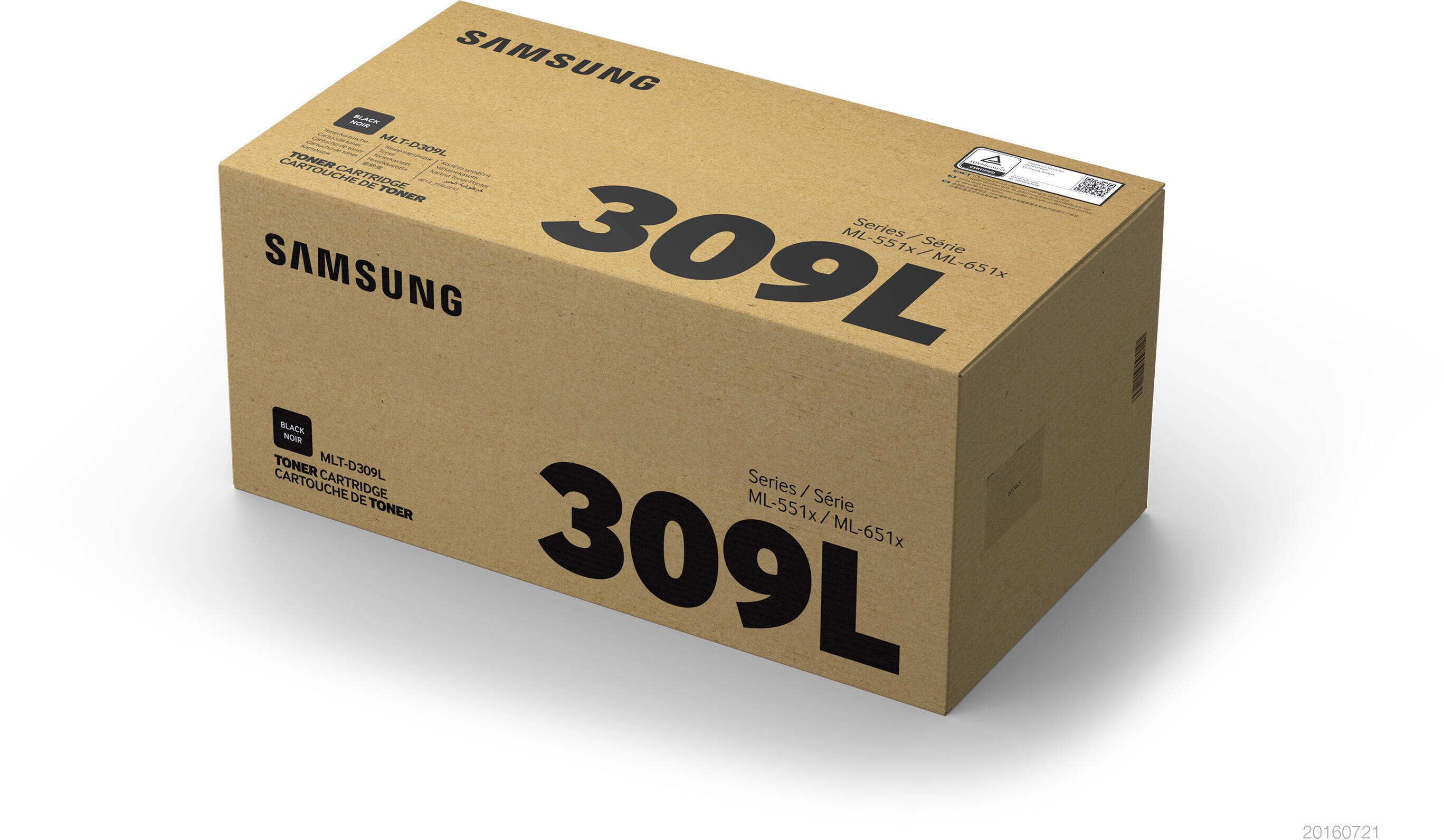Картридж Samsung MLT-D309L оригинальный чёрный для принтеров Samsung ML-5510 | Samsung 6510