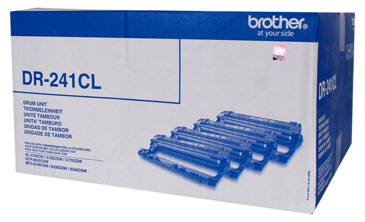 Фотобарабан Brother DR-241CL оригинальный цветной для принтеров Brother DCP-9020CDW | Brother HL-3140CW | Brother HL-3150CDW | Brother HL-3170CDW | Brother MFC-9140CDN | Brother MFC-9330CDW | Brother MFC-9340CDW