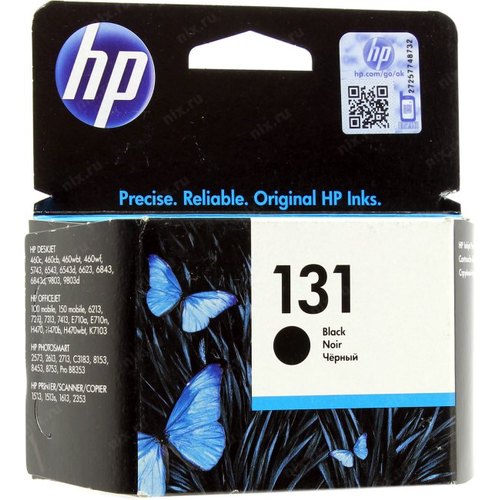Картридж HP C8765HE 131 оригинальный чёрный для принтеров HP DeskJet 460 series | HP DeskJet 5740 | HP DeskJet 5743 | HP DeskJet 5745 | HP DeskJet 5748 | HP DeskJet 5793 | HP DeskJet 6540 | HP DeskJet 6543 | HP DeskJet 6620 | HP DeskJet 6623 | HP DeskJet 