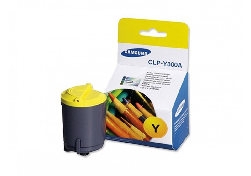 Картридж Samsung CLP-Y300A оригинальный желтый для принтеров Samsung CLP-300 | Samsung CLP-300N