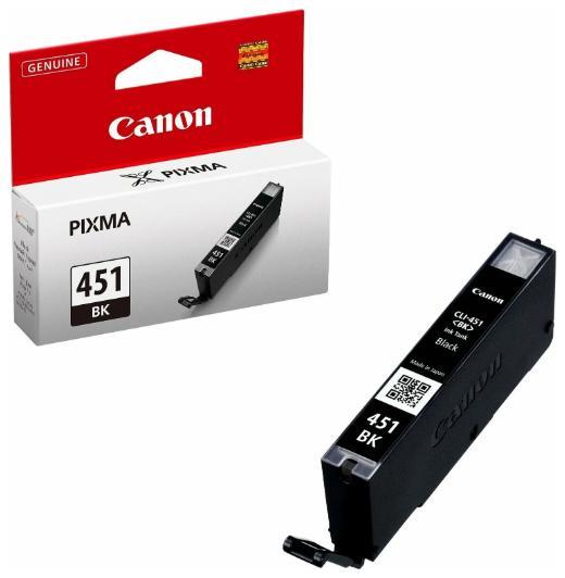 Картридж Canon 6523B001 CLI-451BK оригинальный чёрный