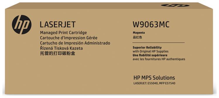 Картридж HP W9063MC оригинальный красный для принтеров HP Color LaserJet Managed E55040 | HP Color LaserJet Managed E57540 MFP