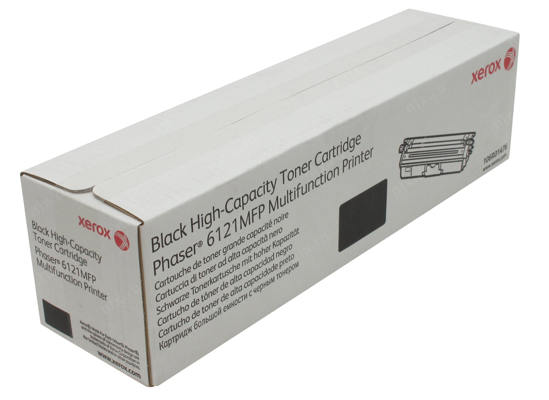Картридж Xerox 106R01476 оригинальный чёрный для принтеров Xerox Phaser 6121MFP