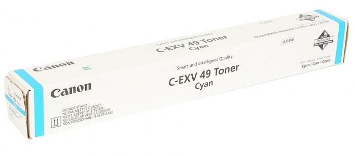 Картридж Canon 8525B002 C-EXV49C оригинальный синий для принтеров Canon imageRUNNER ADVANCE C3320 | Canon imageRUNNER ADVANCE C3320i | Canon imageRUNNER ADVANCE C3325 | Canon imageRUNNER ADVANCE C3325i | Canon imageRUNNER ADVANCE C3330 | Canon imageRUNNER