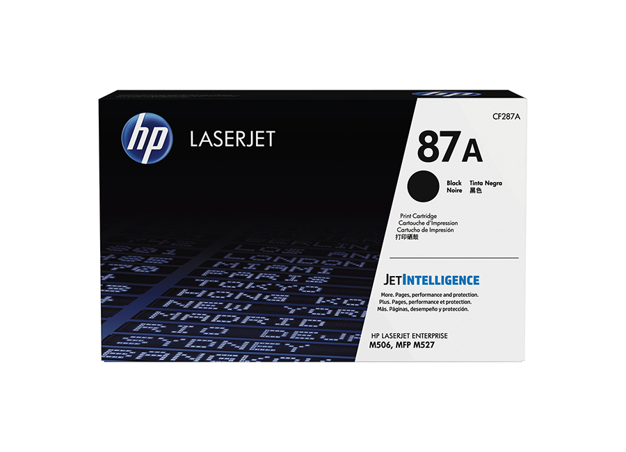 Картридж HP CF287A 87A оригинальный чёрный для принтеров HP Laserjet Enterprise M506 | HP Laserjet Enterprise MFP M527