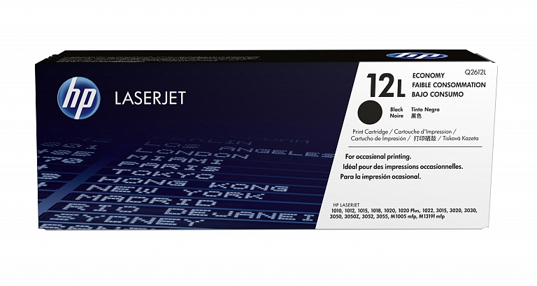 Картридж HP Q2612L 12L оригинальный чёрный для принтеров HP Laserjet 1010 | HP Laserjet 1012 | HP Laserjet 1015 | HP Laserjet 1018 | HP Laserjet 1020 | HP Laserjet 1020plus | HP Laserjet 1022 | HP Laserjet 3015 | HP Laserjet 3020 | HP Laserjet 3030 | HP L
