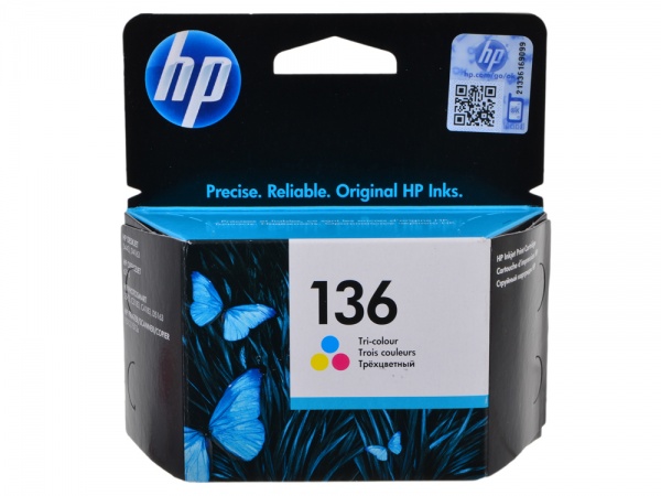 Картридж HP C9361HE 136 оригинальный цветной для принтеров HP DeskJet D4163 | HP DeskJet D5443 | HP DeskJet 6840 | HP OfficeJet 6313 | HP OfficeJet 6310 | HP OfficeJet 6315 | HP OfficeJet 6318 | HP PhotoSmart 7850 | HP PhotoSmart C4190 | HP PhotoSmart C41