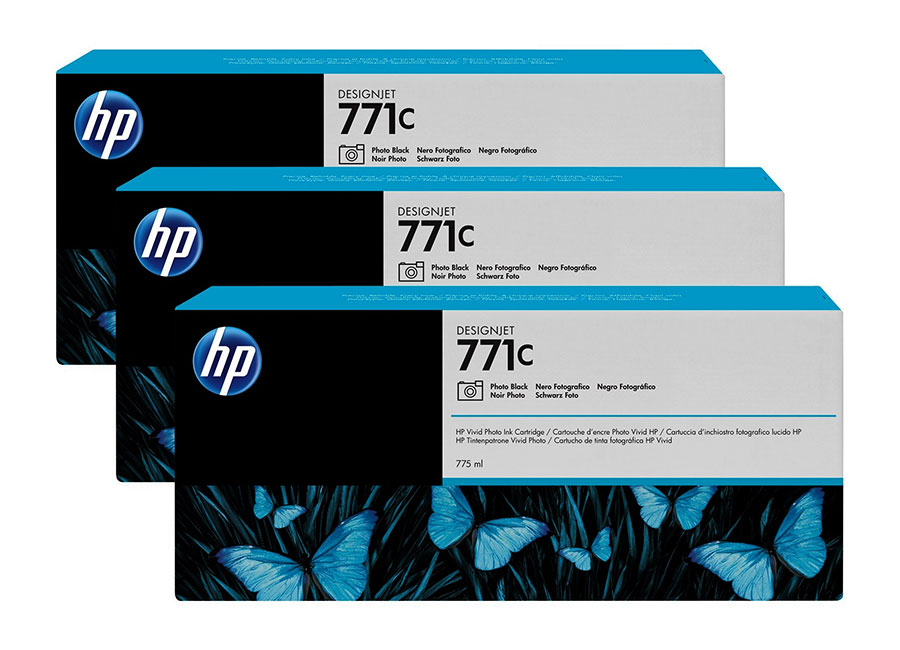 Картридж HP B6Y38A CR257A (771c) оригинальный цветной для принтеров HP DesignJet Z6200