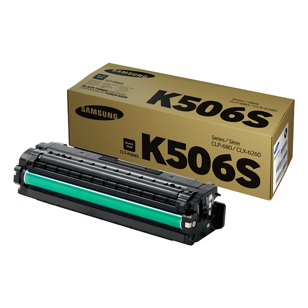 Картридж Samsung CLT-K506S оригинальный чёрный для принтеров Samsung CLP-680