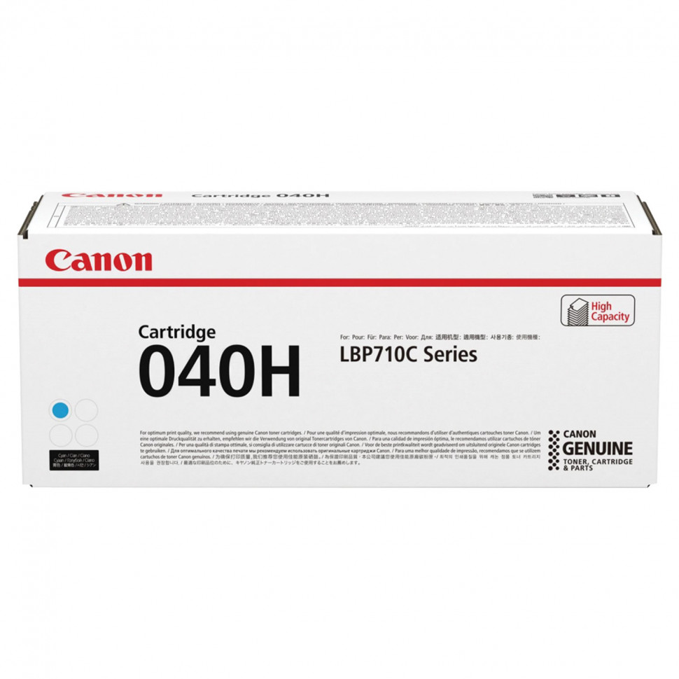 Картридж Canon 0459C001 040H C оригинальный синий для принтеров Canon i-Sensys LBP710C Series