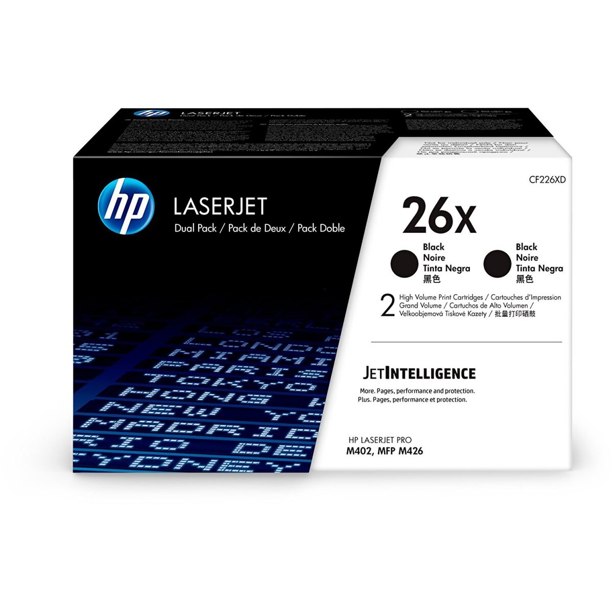 Комплект картриджей HP CF226XD (CF226XF) 26X оригинальный чёрный для принтеров HP LASERJET PRO M402 | HP LASERJET PRO MFP M426
