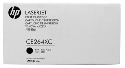 Картридж HP CE264XC оригинальный чёрный для принтеров HP LaserJet Enterprise CM4540mfp