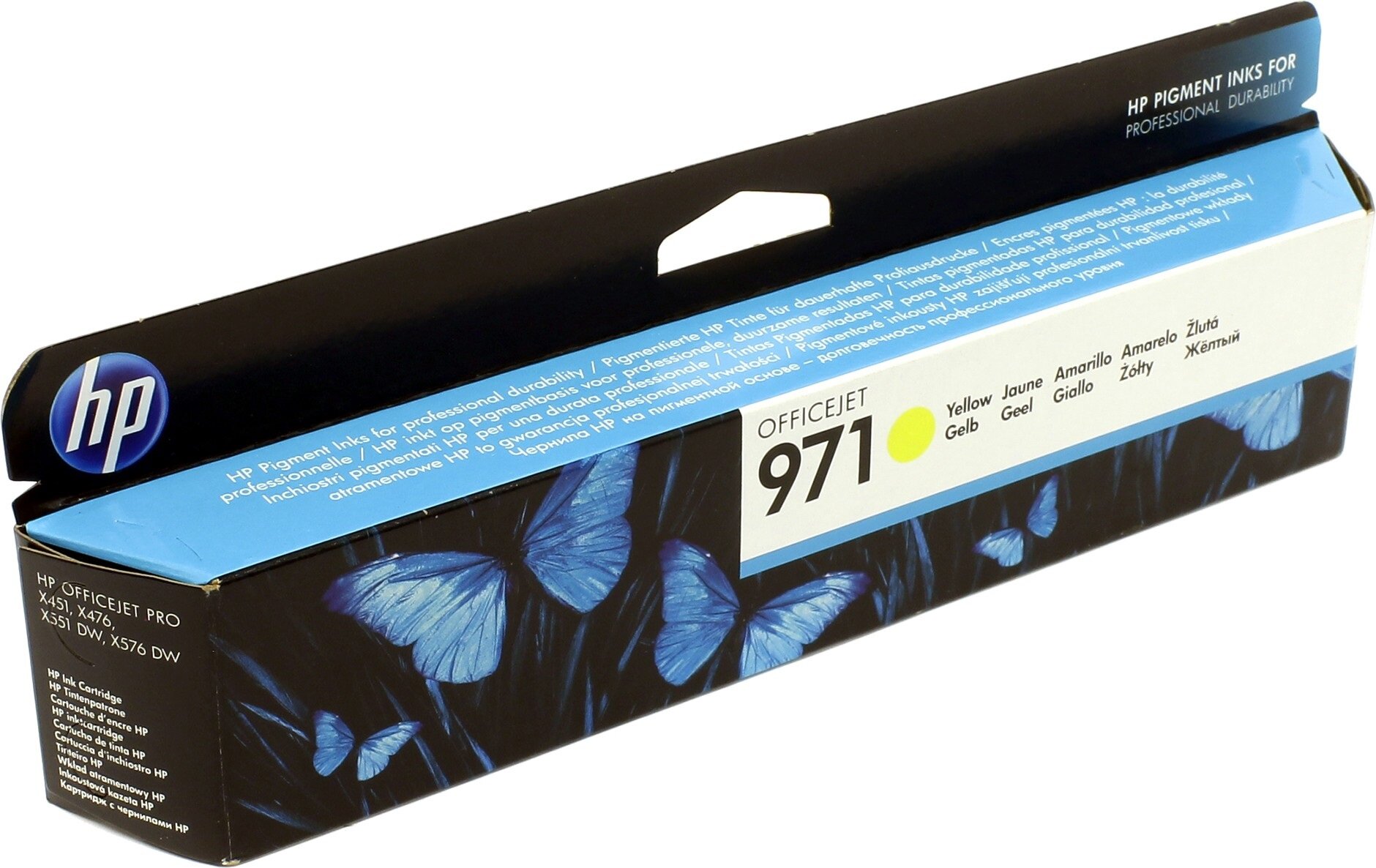 Картридж HP CN624AE №971 оригинальный жёлтый для принтеров HP OfficeJet Pro X451 dw | HP OfficeJet Pro X576 dw MFP | HP OfficeJet Pro X551 dw | HP OfficeJet Pro X476 dw MFP