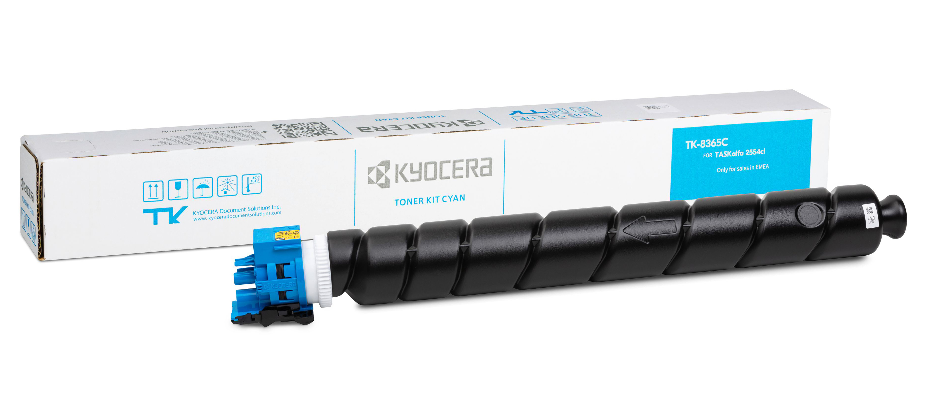 Картридж Kyocera 1T02YPCNL0 TK-8365C оригинальный синий для принтеров Kyocera TASKalfa 2554ci