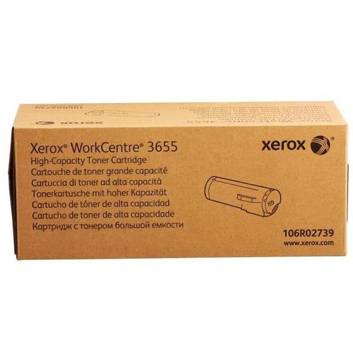 Картридж Xerox 106R02739 оригинальный чёрный для принтеров Xerox WorkCentre 3655
