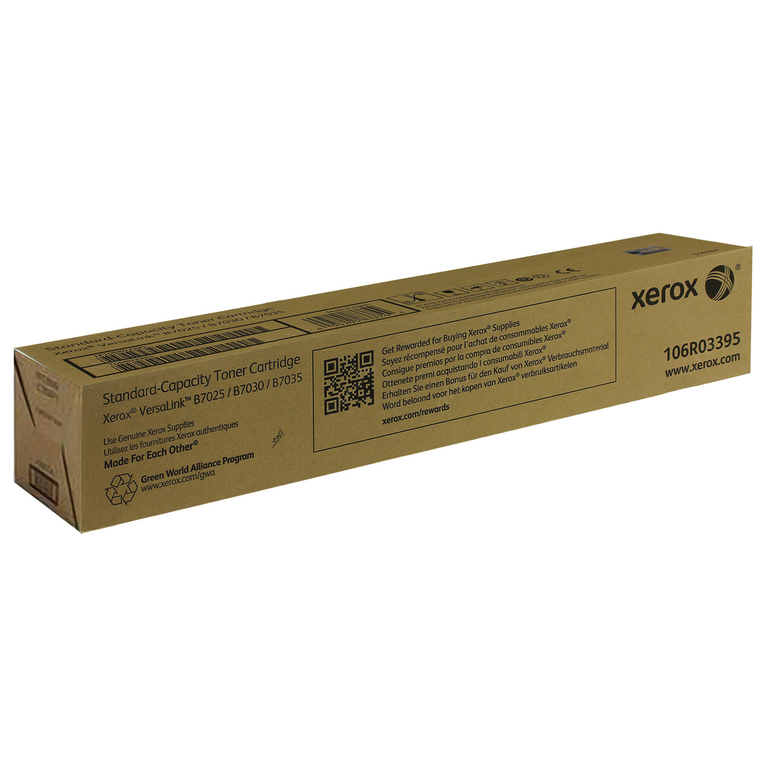 Картридж Xerox 106R03395 оригинальный чёрный для принтеров Xerox VersaLink B7025 | Xerox VersaLink B7030 | Xerox VersaLink B7035