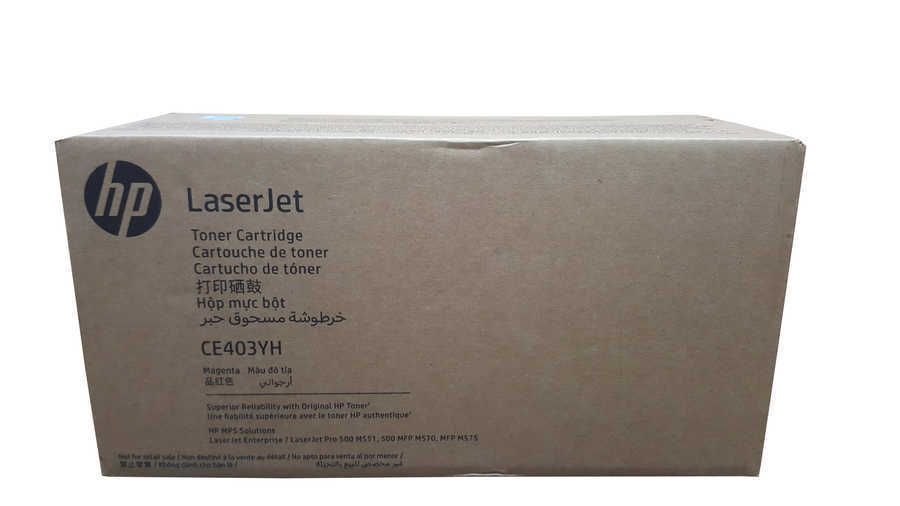Картридж HP CE403YH оригинальный красный для принтеров HP LaserJet Enterprise M551 | HP LaserJet Enterprise M570 | HP LaserJet Enterprise M576