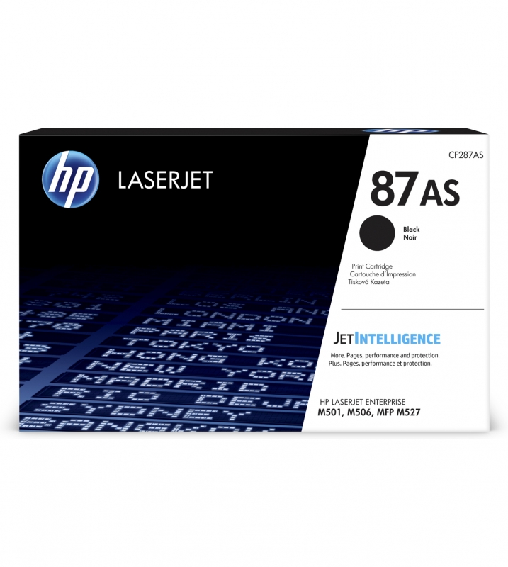 Картридж HP CF287AS 87AS оригинальный чёрный для принтеров HP Laserjet Enterprise M501 | HP Laserjet Enterprise M506 | HP Laserjet Enterprise MFP M527