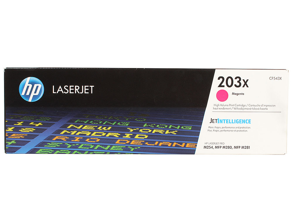 Картридж HP CF543X 203X оригинальный красный