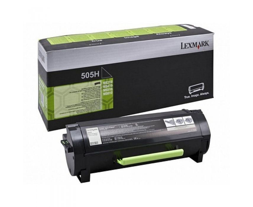 Картридж Lexmark 50F5H00 505H(505) оригинальный чёрный для принтеров Lexmark MS610de | Lexmark MS610dn | Lexmark MS510dn | Lexmark MS410dn | Lexmark MS310dn | Lexmark MS410d | Lexmark MS310d | Lexmark MS610dte