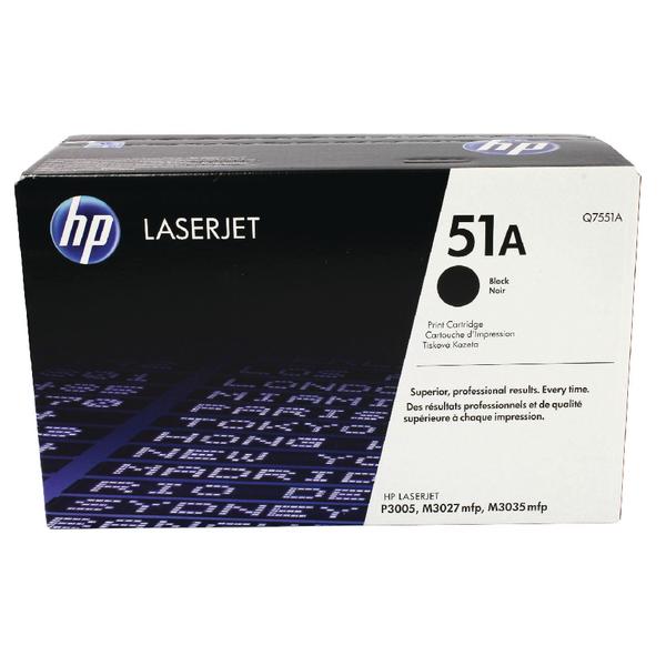 Картридж HP Q7551A 51A оригинальный чёрный для принтеров HP Laserjet P3005 | HP Laserjet M3027 MFP | HP Laserjet M3035 MFP