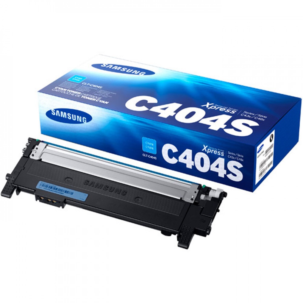 Картридж Samsung CLT-C404S оригинальный голубой для принтеров Samsung C430 | Samsung C430W | Samsung C480FW | Samsung C480W
