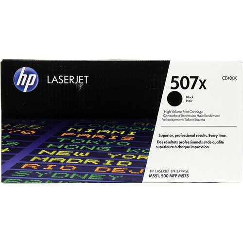 Картридж HP CE400X 507X оригинальный чёрный для принтеров HP LaserJet Enterprise M551 | HP LaserJet Enterprise 500 MFP | HP LaserJet Enterprise M575