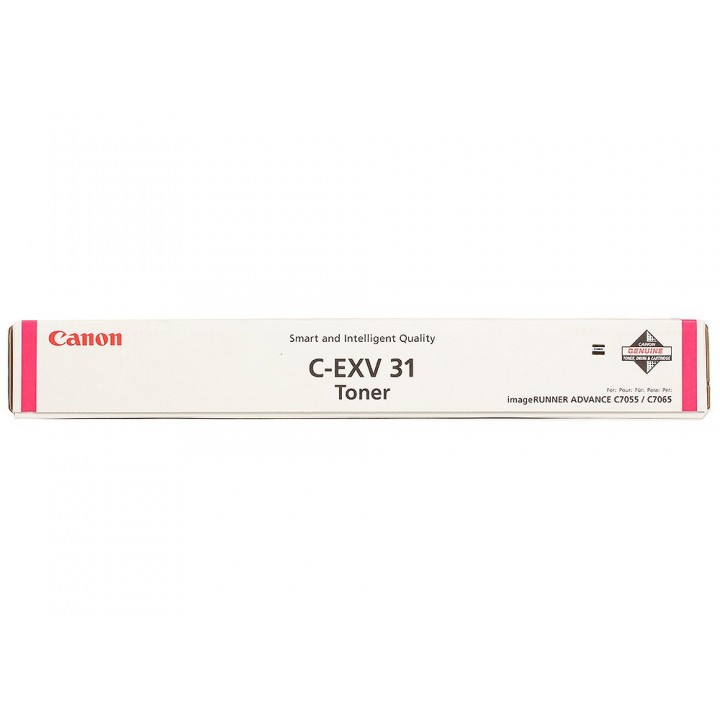 Картридж Canon 2800B002 C-EXV31M оригинальный красный для принтеров Canon imageRUNNER ADVANCE C7055 | Canon imageRUNNER ADVANCE C7065 | Canon imageRUNNER ADVANCE C9060 | Canon imageRUNNER ADVANCE C9065 | Canon imageRUNNER ADVANCE C9070 | Canon imageRUNNER