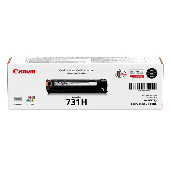 Картридж Canon 6273B002 731HBk оригинальный чёрный для принтеров Canon i-Sensys LBP7100 | Canon i-Sensys LBP7110 | Canon i-SensysMF8230cn | Canon i-SensysMF8280cw