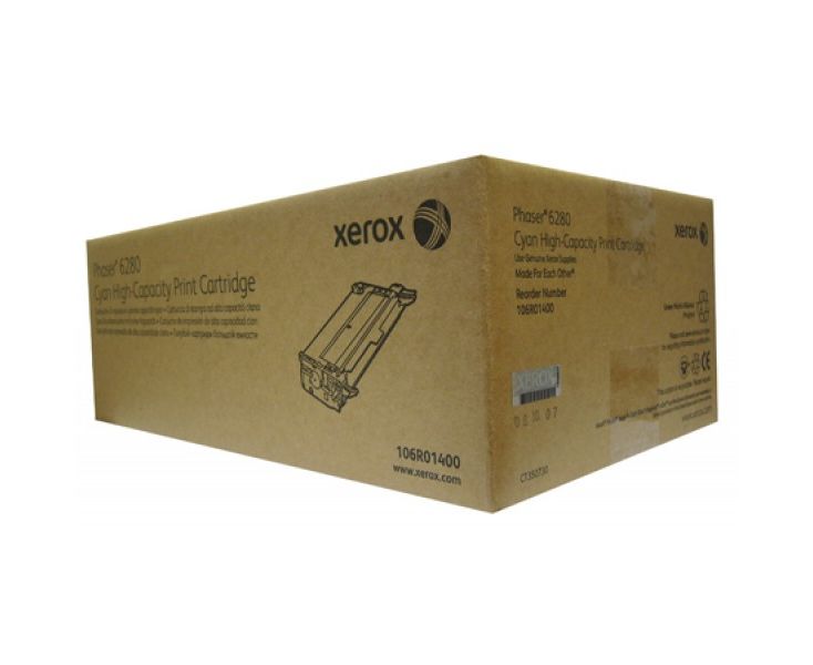 Картридж Xerox 106R01400 оригинальный синий для принтеров Xerox Phaser 6280