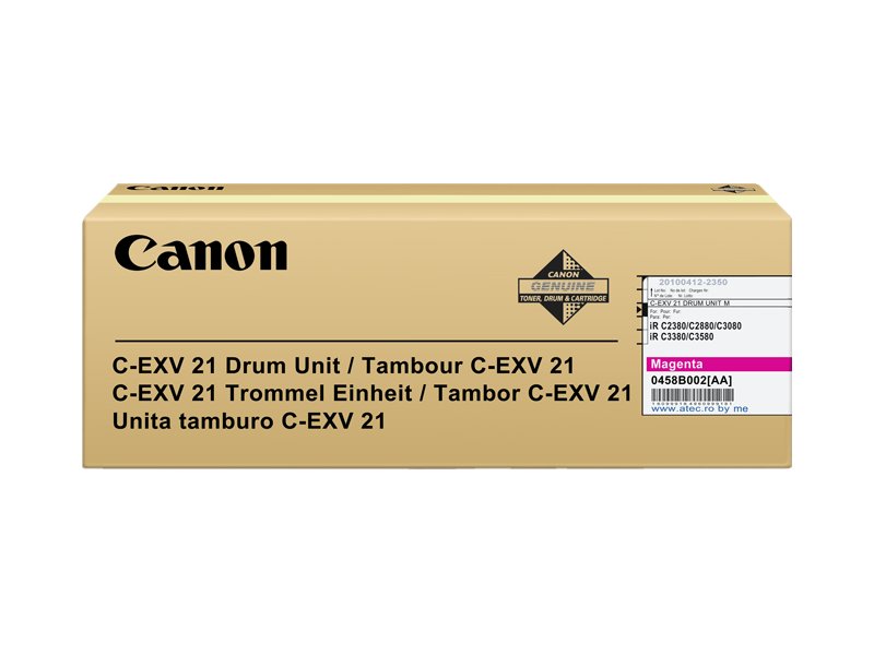 Фотобарабан Canon 0458B002AA C-EXV21 Drum M оригинальный красный для принтеров Canon iR C2380 | Canon iR C2880 | Canon iR C3080 | Canon iR C3380 | Canon iR C3580