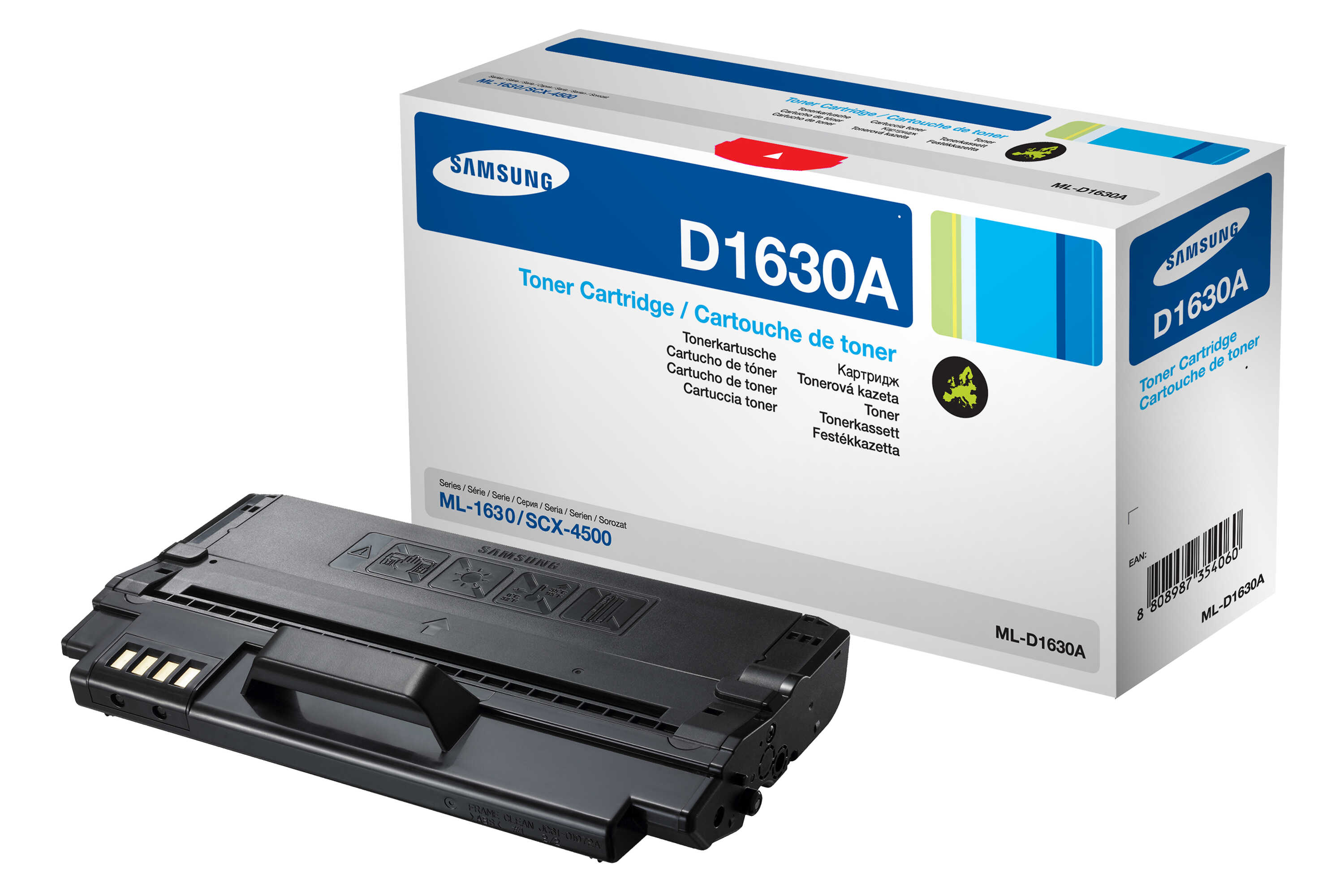 Картридж Samsung ML-D1630A оригинальный чёрный для принтеров Samsung ML-1630 | Samsung SCX-4500