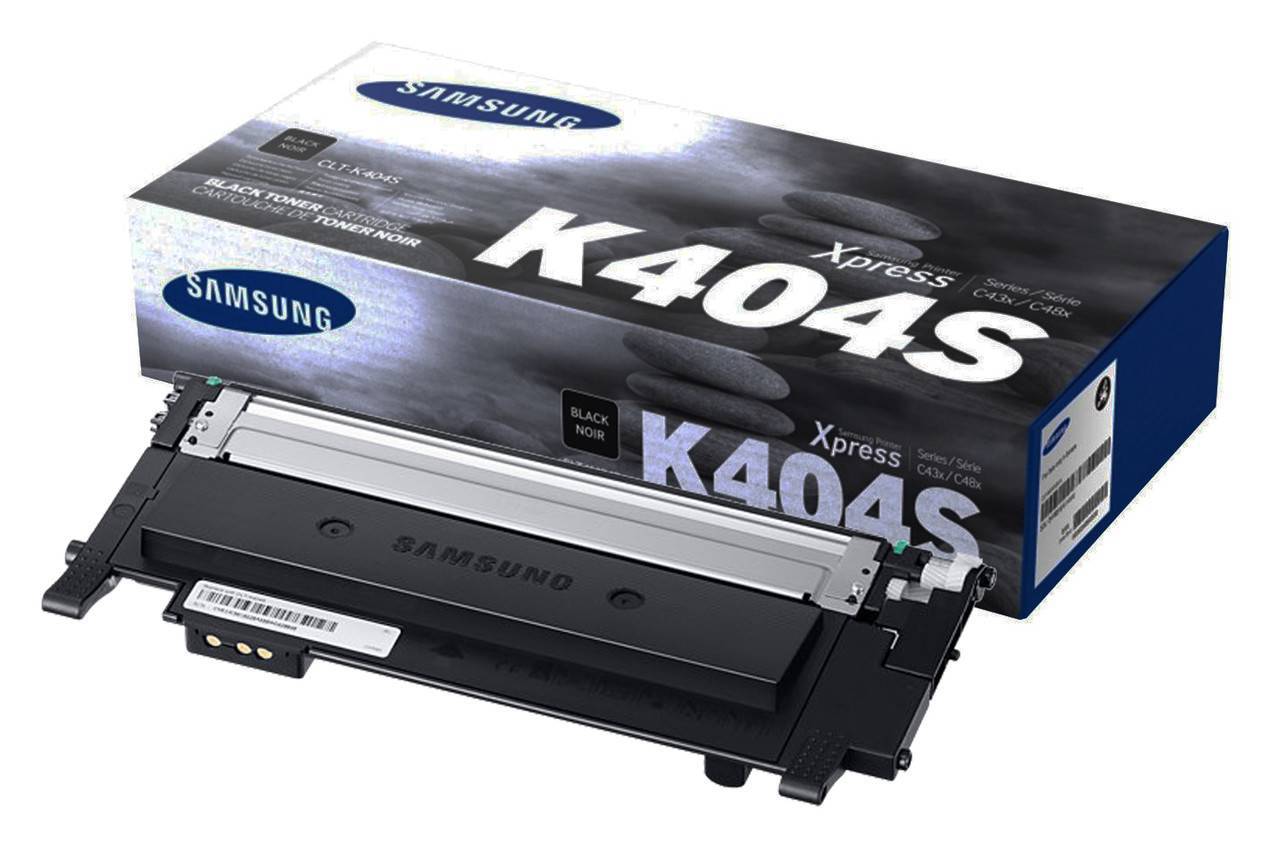 Картридж Samsung CLT-K404S оригинальный чёрный для принтеров Samsung C430 | Samsung C430W | Samsung C480FW | Samsung C480W