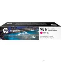 Картридж HP L0R14A 981Y оригинальный красный для принтеров HP Pagewide Enterprise Color 556 | HP Pagewide Enterprise Color MFP 586