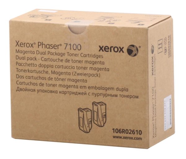 Картридж Xerox 106R02610 оригинальный красный для принтеров Xerox Phaser 7100