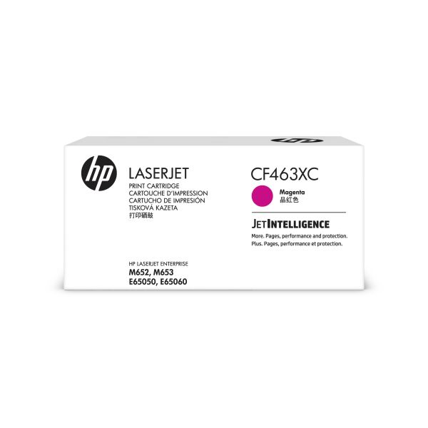 Картридж HP CF463XC оригинальный красный для принтеров HP Laserjet Enterprise M652 | HP Laserjet Enterprise M653 | HP Laserjet Enterprise E65050 | HP Laserjet Enterprise E65060