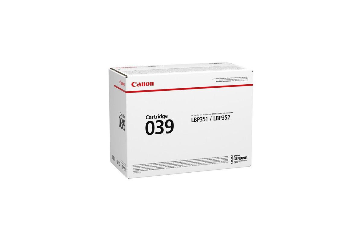 Картридж Canon 0287C001 039 оригинальный чёрный для принтеров Canon i-Sensys LBP351 | Canon i-Sensys LBP352