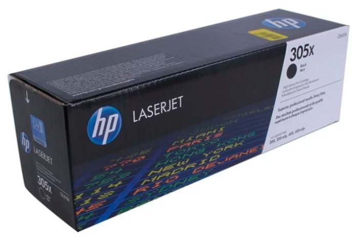 Картридж HP CE410X 305X оригинальный чёрный для принтеров HP LASERJET PRO 300 | HP LASERJET PRO 300mfp | HP LASERJET PRO 400 | HP LASERJET PRO 400mfp