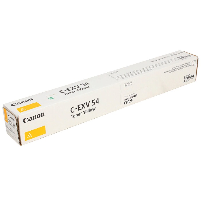 Картридж Canon 1397C002 C-EXV54Y оригинальный желтый для принтеров Canon imageRUNNER C3025 | Canon imageRUNNER C3025i