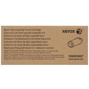 Картридж Xerox 106R03887 оригинальный чёрный для принтеров Xerox VersaLink C500 | Xerox VersaLink C505