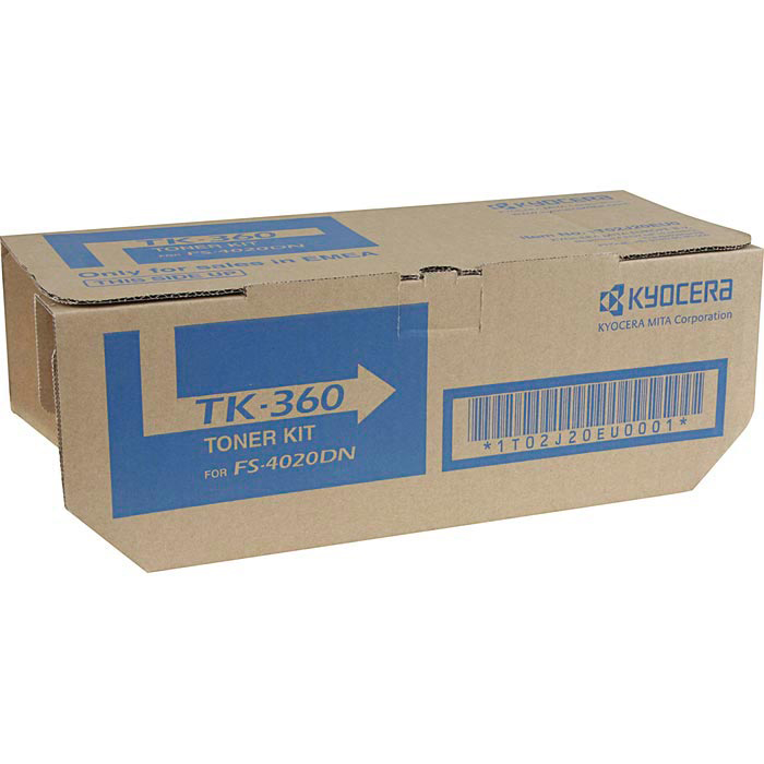 Картридж Kyocera 1T02J20EU0 TK-360 оригинальный чёрный для принтеров Kyocera FS-4020DN