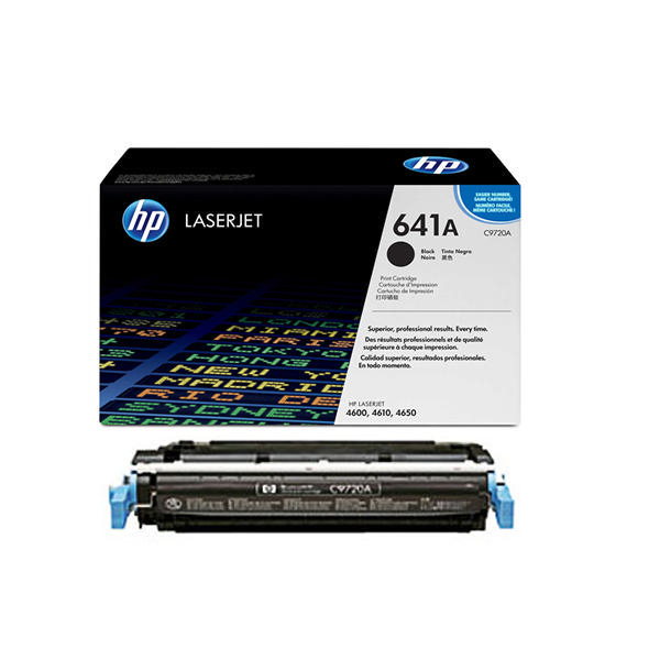 Картридж HP C9720A 641A оригинальный чёрный для принтеров HP LASERJET 4600 | HP LASERJET 4610 | HP LASERJET 4650