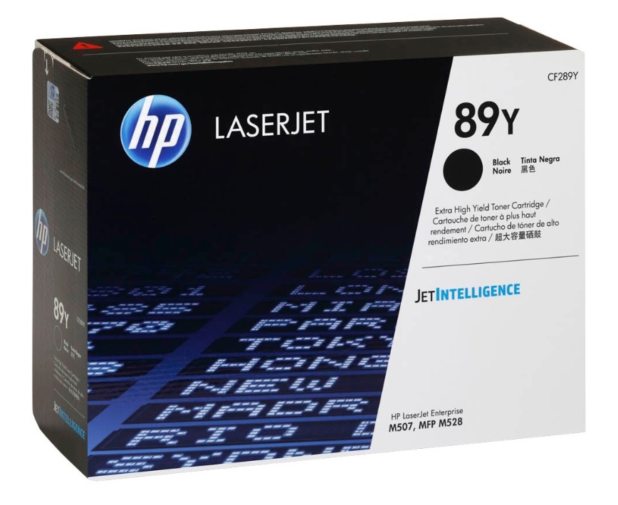Картридж HP CF289Y 89Y оригинальный чёрный для принтеров HP Laserjet Enterprise M507 | HP Laserjet Enterprise MFP M528